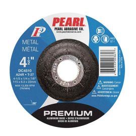 Pearl Abrasive DC4510CBT Depressed Center Redline Ceramic CBT Grinding Wheel