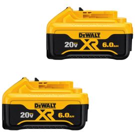 Dewalt DCB206-2 20v Max 6.0 Ah Li-Ion Battery 2pk