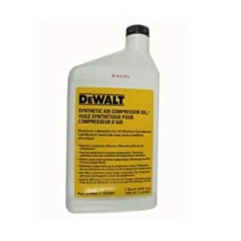 Dewalt D55001 Synthetic Compressor Oil, Quart bottles (12 per case) 