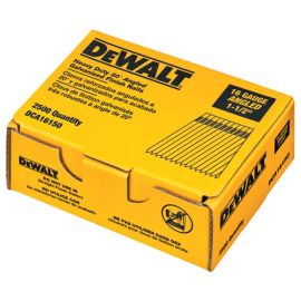 Dewalt DCA16150 1 1/2 Inch 2500 Count Angled Nails Bulk (4 Pack)