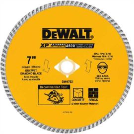 Dewalt DW4702 7in Dry Cut Diamond Wheel