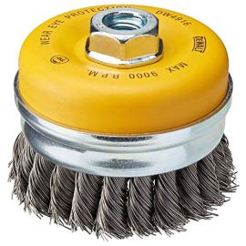 Dewalt DW4916 4 Inch Knotted Cup Brush/Carbon Steel 5/8-11
