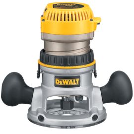 Dewalt DW618 2-1/4 Maximum Hp Electronic Vs Fixed Base Router With Soft Start