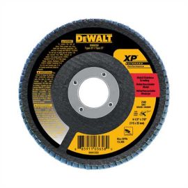 Dewalt DW8250 4-1/2 Inch X 7/8 Inch Z40 T27 Xp Flap Disc Bulk (10 Pack)