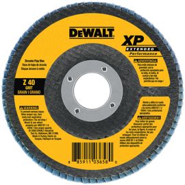 Dewalt DW8251 4-1/2 Inch X 7/8 Inch Z60 T27 Xp Flap Disc Bulk (10 Pack)