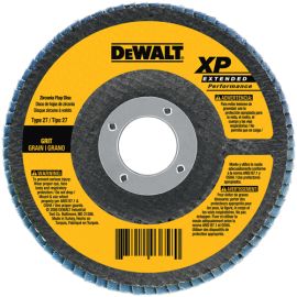 Dewalt DW8312 4-1/2 Inch X5/8 Inch -11 Z60 T29 Flap Disc Bulk (5 Pack)