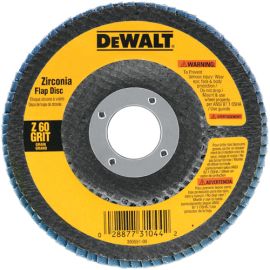 Dewalt DW8315 5 Inch X 7/8 Inch Z36 T29 Flap Disc Bulk (10 Pack)