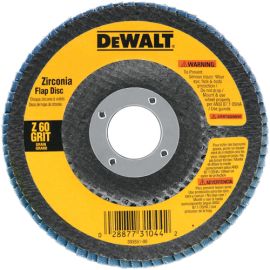 Dewalt DW8317 5 Inch X 7/8 Inch Z60 T29 Flap Disc Bulk (10 Pack)