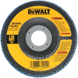 Dewalt DW8318 5 Inch X 7/8 Inch Z80 T29 Flap Disc Bulk (10 Pack)