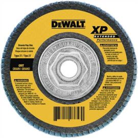 Dewalt DW8337 4-1/2 Inch X 5/8 Inch -11 Z24 T29 Flap Disc Bulk (5 Pack)