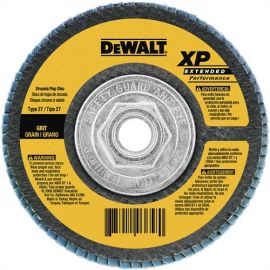 Dewalt DW8356 4-1/2 Inch X 5/8 Inch -11 Z40 T27 Flap Disc Bulk (5 Pack)