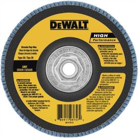 Dewalt DW8382H Ff X 5/8 Inch -11 Z80 T29 Hp Flap Disc Bulk (5 Pack)