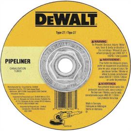 Dewalt DW8436 5 Inch X1/8 Inch X5/8 Inch -11 Pipeliner Cut/Grind Wh Bulk (10 Pack)