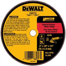 Dewalt DW8710 3 X 1/8 X 1/4 A24r Bulk (50 Pack)