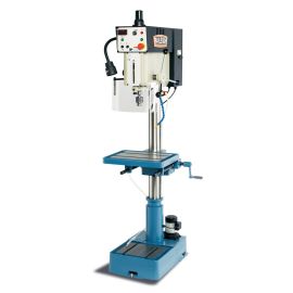 Baileigh DP-1000VS 220V 1Phase Inverter Driven Drill Press Manual Feed 1 Inch Mild Steel Drilling Capacity