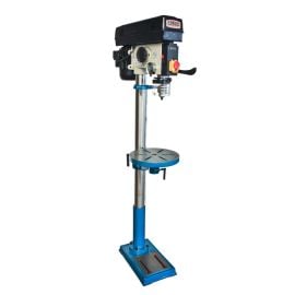 Baileigh DP-1512F-HD 110V 15 Inch Floor Drill Press 550-2500 RPM, 12 Inch Round Table, MT2 Spindle Taper