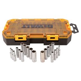 Dewalt DWMT73811  Tough Box Tool Kit, 1/4 Inch Drive Deep Socket Set
