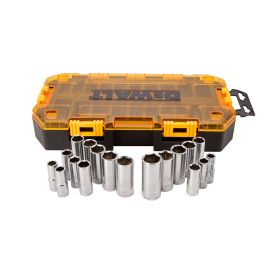 Dewalt DWMT73812  Tough Box Tool Kit, 3/8 Inch Deep Drive Socket Set