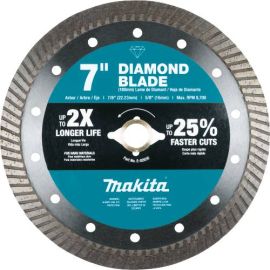 Makita E-02630 7 Inch Diamond Blade, Turbo, Hard Material
