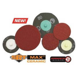 Pearl Abrasive FD2036SRTQ 2 Inch 36 Grit White SRT MAX Ceramic Quickmount™ Mini Conditioning Disc - Resin Fiber 