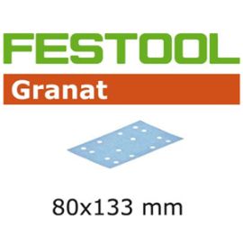 Festool 497120 120 Grit, Granat Abrasives Sander Pad, Pack of 100