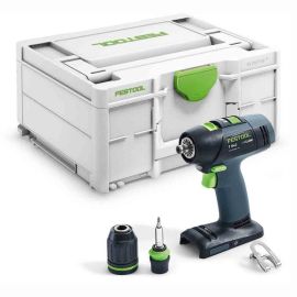  Festool 576451 T 18+3 Cordless Drill BASIC with Systainer