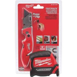 Milwaukee 48-22-0125F 25 Inch Comp Mag Tape W/Fastback Knife
