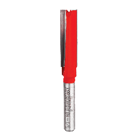 Freud 04-126 3/8-Inch Diameter by 1-1/4-Inch Double Flute Straight Router Bit with 1/4-Inch Shank