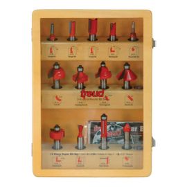 Freud 91-100 13-Piece Super Router Bit Set with 1/2-Inch Shank 
