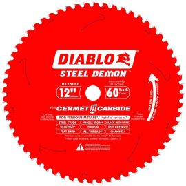 Freud D1260CF 12 Inch 60 Tooth Steel Demon Cermet and Ferrous Metal Saw Blade (Replacement of D1260F)