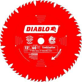 Freud D1260X 12 Inch x 60 Tooth 1 Inch Arbor Combination Saw Blade