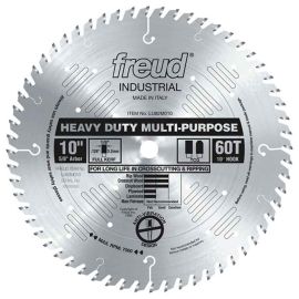 Freud LU82M010 10 Inch 60 Tooth TCG Crosscutting and Ripping Saw Blade