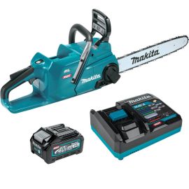 Makita GCU05M1 40V max XGT® Brushless Cordless 16 inch Chain Saw Kit, with one battery (4.0Ah)