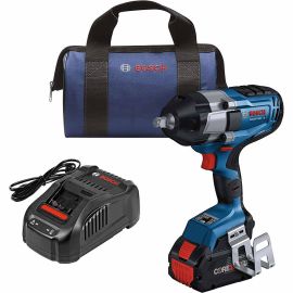 Bosch GDS18V-740CB14 PROFACTOR 18V Connected 1/2 Inch Impact Wrench with Friction Ring Kit with (1) CORE18V 8.0 Ah PROFACTOR Performance Battery