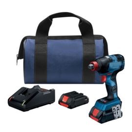 Bosch GDX18V-1800CB25 18V EC Brushless Connected-Ready Freak 1/4 Inch and 1/2 Inch Two-In-One Bit/Socket Impact Driver Kit with (2) CORE18V 4.0 Ah Compact Batteries