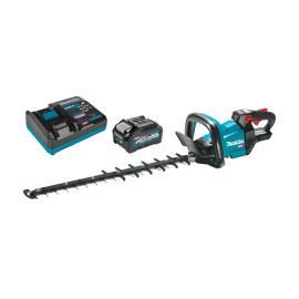 Makita GHU01M1 40V max XGT Brushless Cordless 24 Inch Rough Cut Hedge Trimmer Kit, with one battery (4.0Ah)