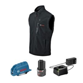 Bosch GHV12V-203XLN12 12V Max Heated Vest Kit with Portable Power Adapter - Size 3X Large