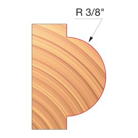 Freud EC124-IC 2-7/8 Inch x 1-1/4 Inch x 3/4 Inch Concave Radius Cutters