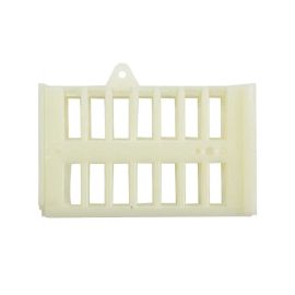 Good Land Bee Supply GLQCAGE-W Queen Bee Cage White Plastic - 2" x 1" x 3/4"