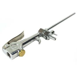 Interstate Pneumatics B305 Siphon Spray Gun Blow Gun with Valve and 8ft 1/4-inch Braided PU Hose
