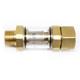 Interstate Pneumatics PW7162 3/4 Inch Female GHT x 1/2 Inch Male GHT Inline Water Filter