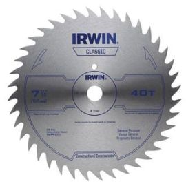 Irwin 11140 Saw Blade 7-1/4 Inch 40t Standard Combination Bulk (5 Pack)