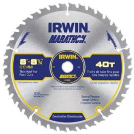 Irwin 14053 Saw Blade 8-1/4 Inch 40t Marathon Cd Bulk (5 Pack)