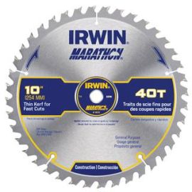 Irwin 14070 Saw Blade 10 Inch 40t Marathon Cd Bulk (5 Pack)