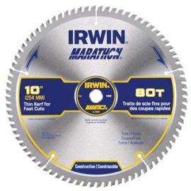 Irwin 14076 Saw Blade 10 Inch 80t Marathon Cd Bulk (5 Pack)