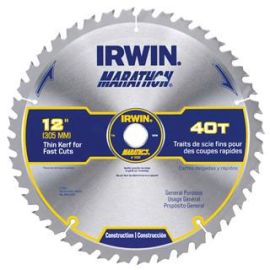 Irwin 14080 Saw Blade 12 Inch 40t Marathon Cd