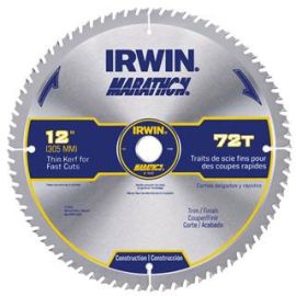 Irwin 14082 Saw Blade 12 Inch 72t Marathon Cd