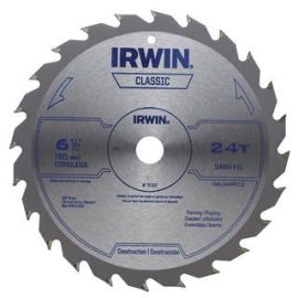 Irwin 15120 Saw Blade 6-1/2 Inch 24t Cd Bulk (5 Pack)