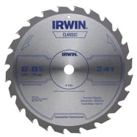 Irwin 15150 Saw Blade 8-1/4 Inch 24t Cd Bulk (5 Pack)