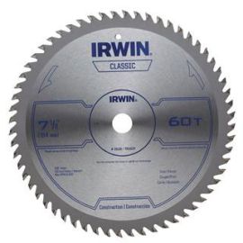 Irwin 15530ZR Saw Blade 7-1/4 Inch 60t Cd Bulk (5 Pack)